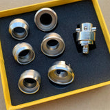 18.5mm-29.5mm 7pcs #5538 Replacement Watch Case Opener Dies Adaptor for #5700
