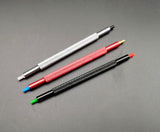 3pcs 7404 Replacement Plastic Double-headed Watch Hands Tool Presser Fitting