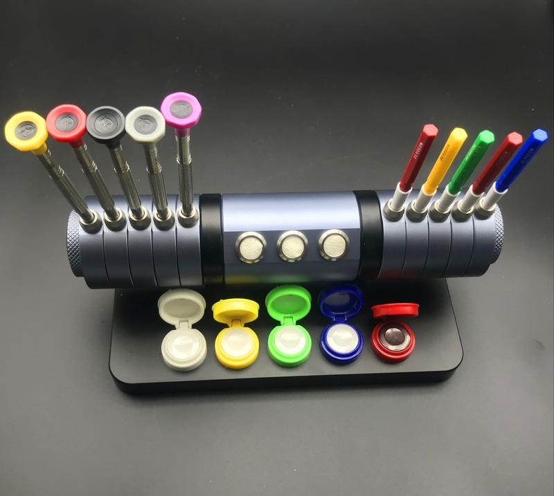 7011 Replacement Watch Repair Tools Screwdriver Oiler Alloy Stand Organizer