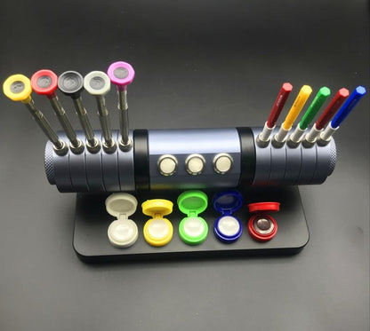 7011 Replacement Watch Repair Tools Screwdriver Oiler Alloy Stand Organizer