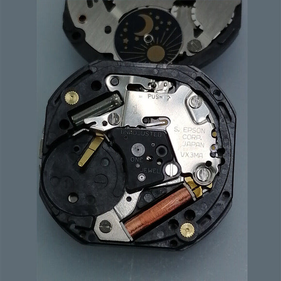 Brand New Hattori Epson VX3MA Watch Quartz Movement Japan Made Watch Accessories