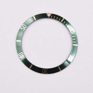 Green 39.5mm Aluminium Watch Bezel Insert Fit for Automatic SUB/GMT Watch