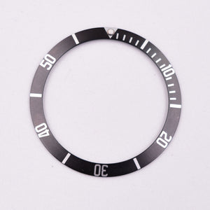 Black 39.5mm Aluminium Watch Bezel Insert Fit for Automatic SUB/GMT Watch