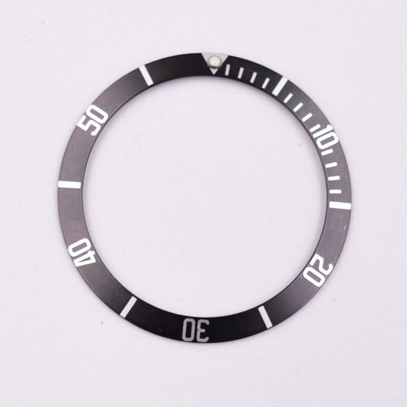Black 39.5mm Aluminium Watch Bezel Insert Fit for Automatic SUB/GMT Watch