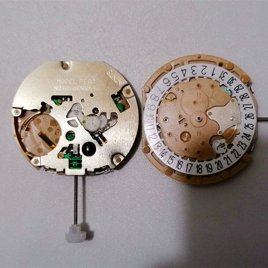 Quartz Movement Sunon PE60 3 Hands Date at 6 With Small Second @3@9 Movement