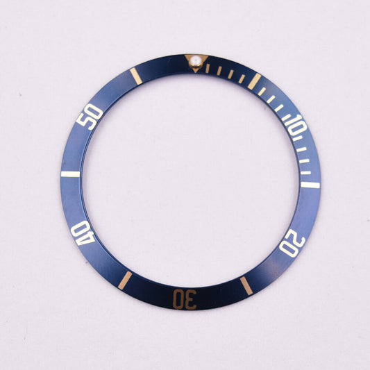 Blauer 39,5 mm Aluminium-Uhrenlünetteneinsatz, passend für automatische SUB/GMT-Uhr