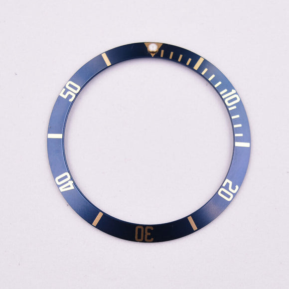 Blue 39.5mm Aluminium Watch Bezel Insert Fit for Automatic SUB/GMT Watch