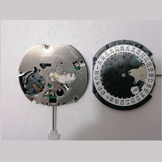 Quartz Movement Sunon PE49 2 Hands Date at 3 With Small Second@6@12 Movement