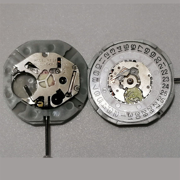 Brand New Quartz Movement Sunon PE28 3 Hands Date at 3 Movement