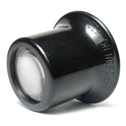Bergeon 4422-3 No. 3 = 3.3x Watchmakers Magnification Loup Eyeglass, Black