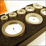 Bergeon 5700-62 Die Set Of 9 Suction Hard Upper Dies Round Heads In Adiprene