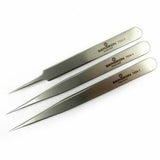 Bergeon 7024 Set of 3 Non Magnetic Tweezers