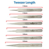Bergeon 7024 Set of 6 Anti Magnetic Tweezers Swiss Watchmaker Tool