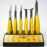 Bergeon 6283 Set of 6 Corrugated Nose Pliers w/ Stand