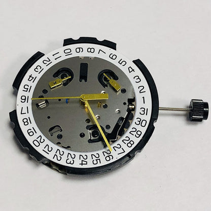 ETA G10.962 Watch Quartz Movement  Chronograph 3 Eyes Date 4