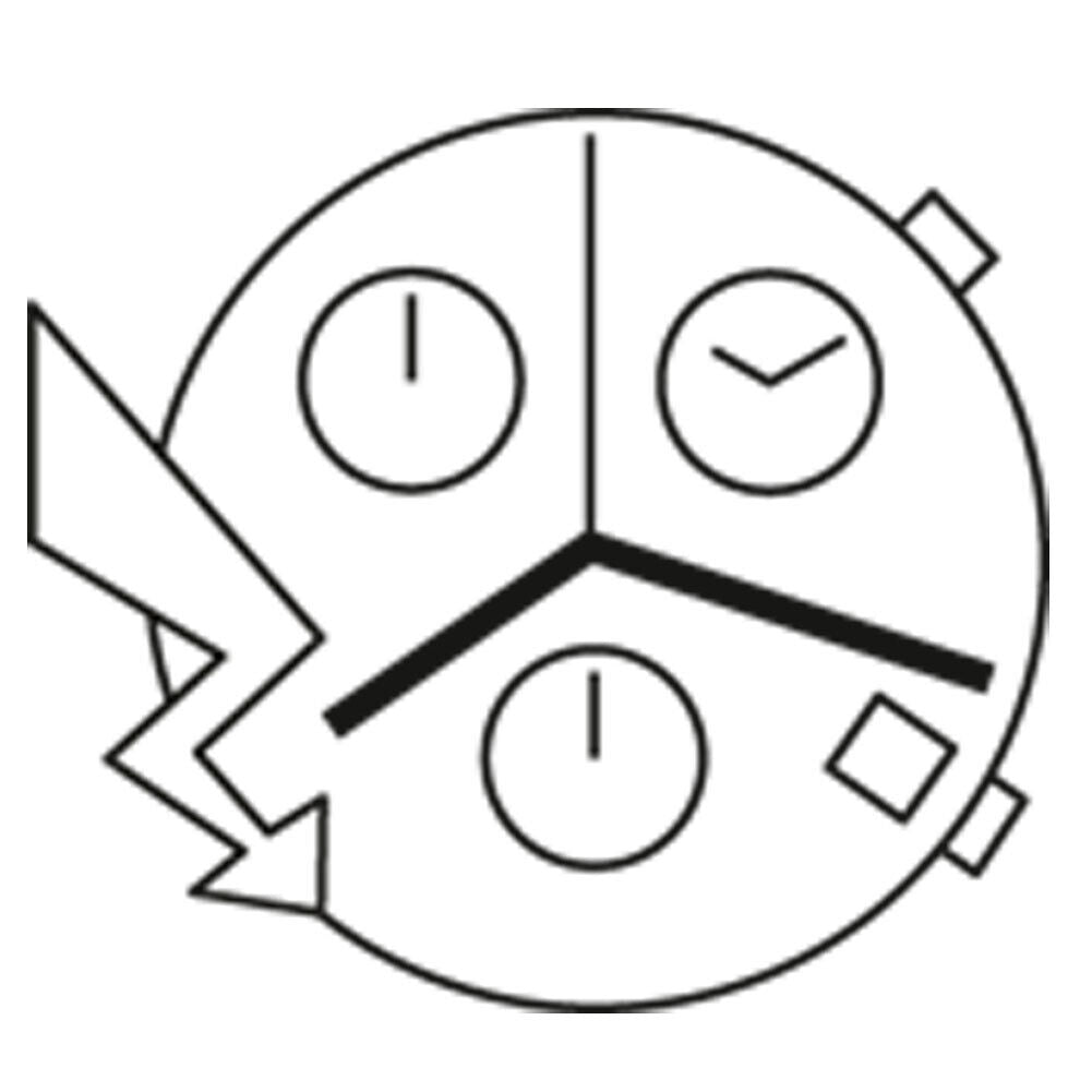 ETA G10.962 Watch Quartz Movement  Chronograph 3 Eyes Date 4