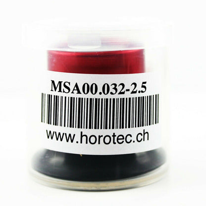 Horotec MSA00.032-2.5 eyeglass loupe with 4x magnification, 25mm lens, and precision aluminum ring for watch repair.