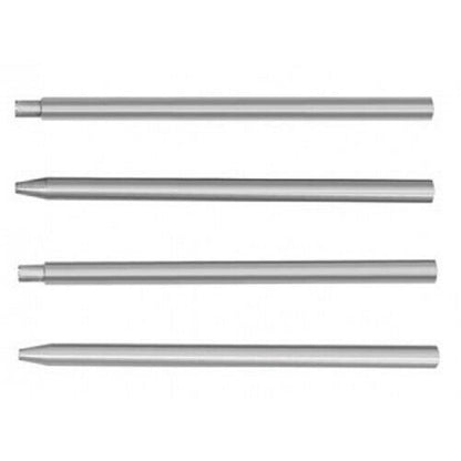 Horotec MSA03.666 set of 4 oscillating weight bolt keys for precise watch repair on mechanical calibres.