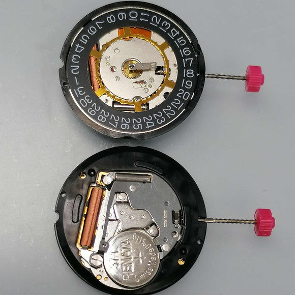 Swiss Part Ronda 715 Quartz Watch Movement Date@3 Replacement Black Date Wheel