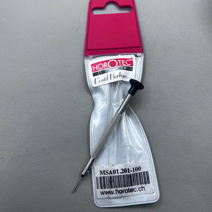 Horotec MSA01-201-100 1.00mm precision screwdrivers for watch repair without spare blades.