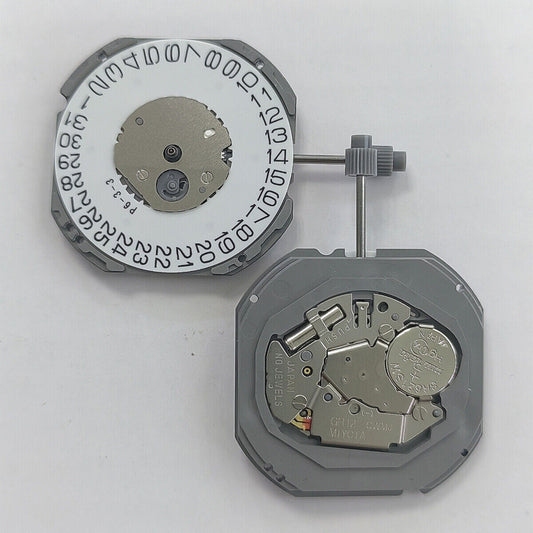 Miyota GR12 Japan Made Quartz Movement Replace Miyota 1S13 Movement Date At 3