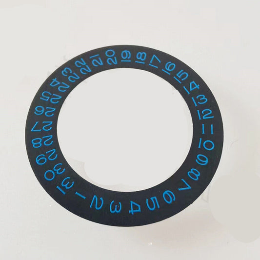 Datumsrad-Overlay in blauer Schrift für ETA2824 2836 Miyota 8215/8200 Uhrwerk Date@3