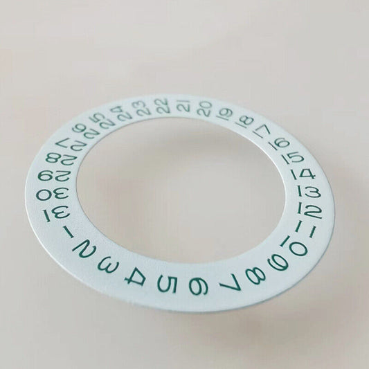 Datumsrad-Overlay in grüner Schrift für ETA2824 2836 Miyota 8215/8200 Uhrwerk Date@3