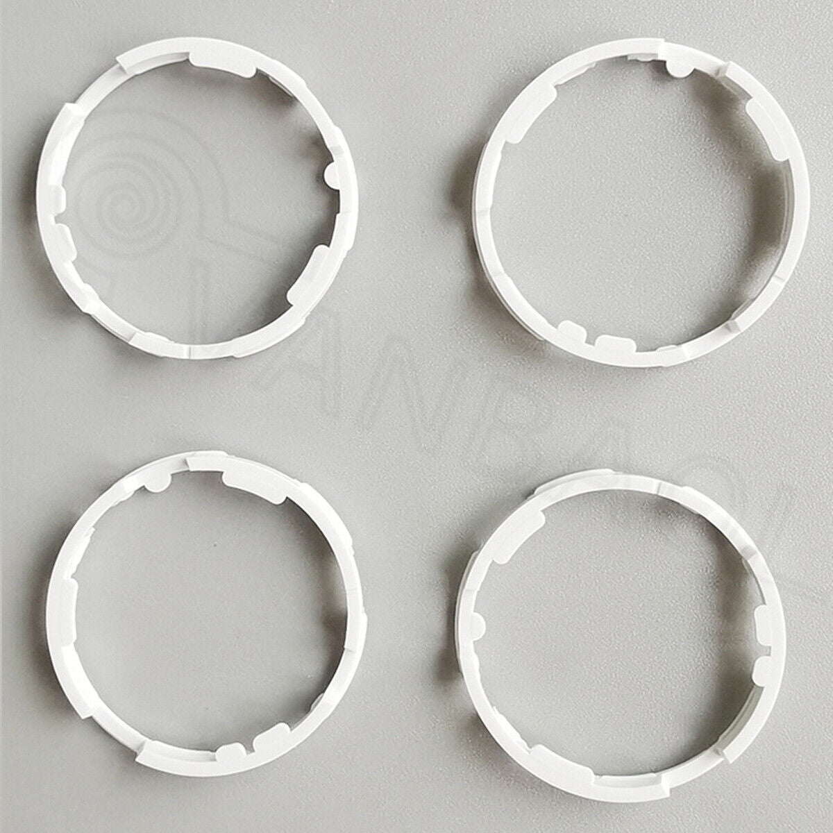 Plastic watch case mount spacer ring for Miyota 8200 series, ensuring secure and precise movement fit