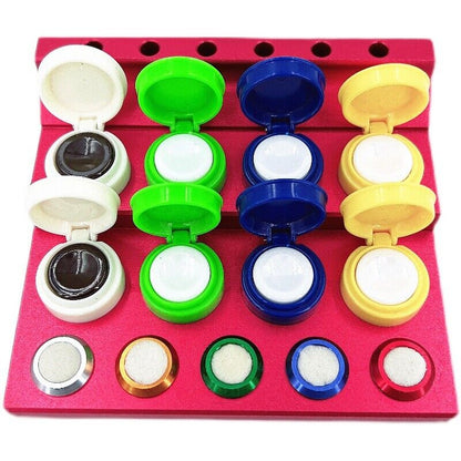 Support de gobelets à huile en alliage moulé sous pression, 8 récipients, réparation de montres, remplacement 30180