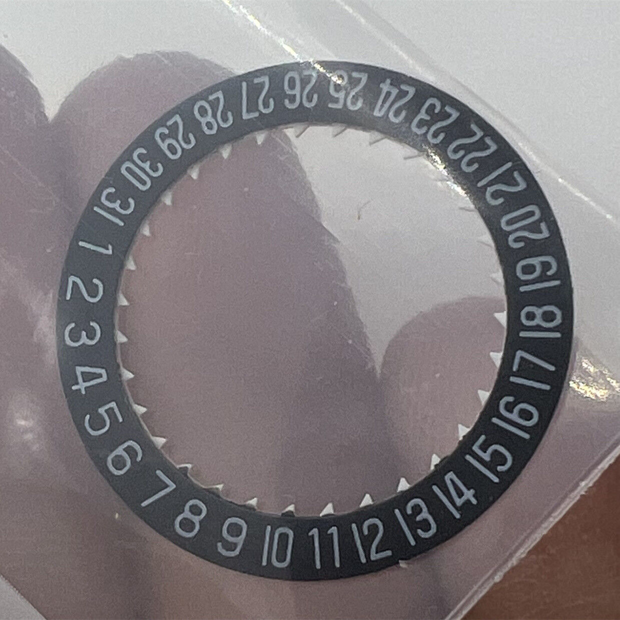 Black Date Disk Wheel Date Wheel Date At 6 Generic for Miyota 8215 Movement