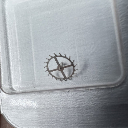 Escape wheel for Miyota 9015 9100 watch movement, precise gear for timekeeping performance.