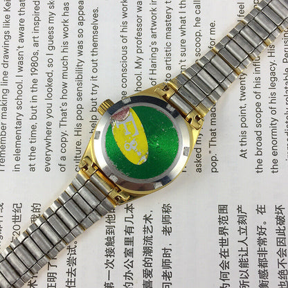 26mm China Made Lady Manual Mechanical Watch 19 Jews Grey Dial Golden Nail