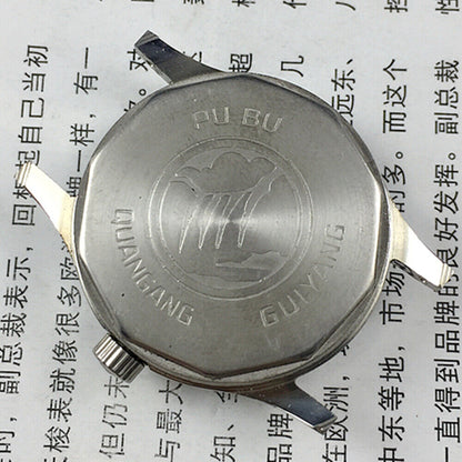 32mm China Made PUBU Manual Mechanical Watch 17 Jews Grey Dial Grey Nail