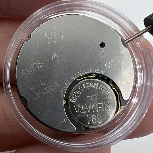 ETA G15.211 Watch Quartz Movement Swiss Made Movement 3 Hands Date 4