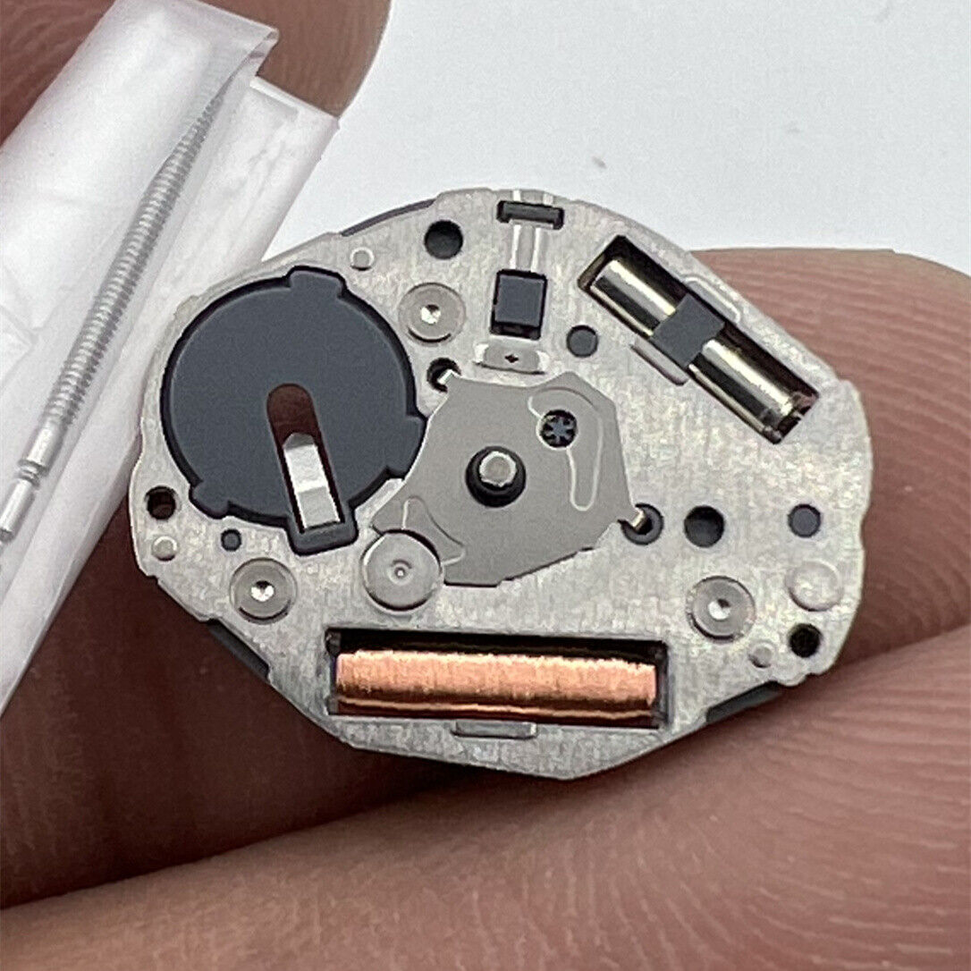 Miyota GL22 Japan Quartz Movement silver 2-hand watch mechanism, precise timekeeping by Miyota.