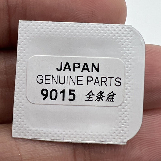 Complete barrel with mainspring for Miyota 9015 movement, generic fit watch accessory.