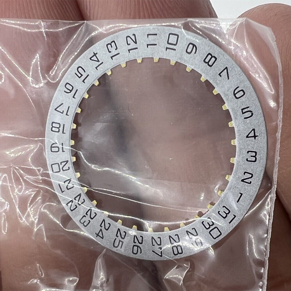 Silver date disk wheel for ETA2892 and ETA2824 watch movements
