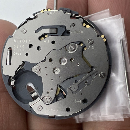 Brandneues Miyota OS10-Uhrwerk, Datum bei 3, japanisches Quarzwerk 