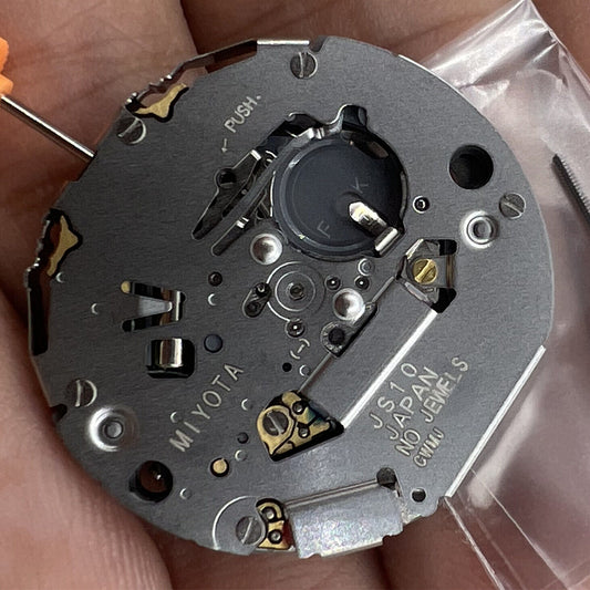 Miyota JS10 Japan Quartz Movement watch mechanism for precise timekeeping by Miyota.