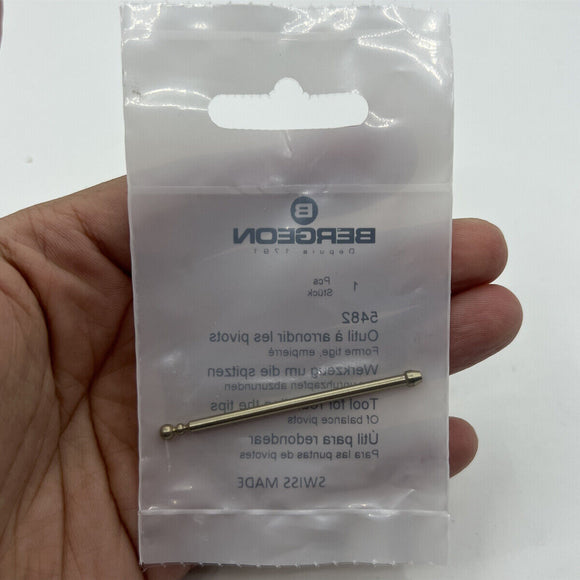 Bergeon 5482 Pivot Tool For Rounding Watch Balance Tips