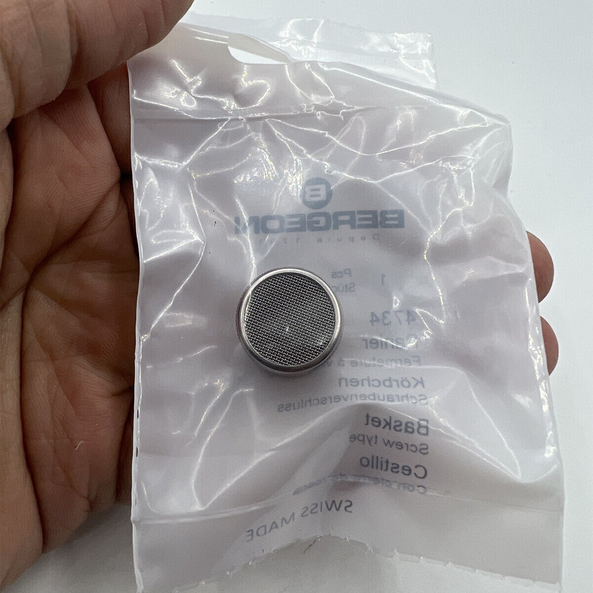 Panier de nettoyage Bergeon 4734 16 mm pour pièces de montres, outil suisse pour horlogers 