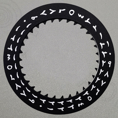 White Arabic Font Black Date Disk Wheel for NH36 Movement Date At 3 Watch Part