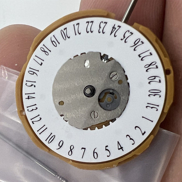 Miyota GM15 Japan Quartz Movement Date at 6 Japan Made