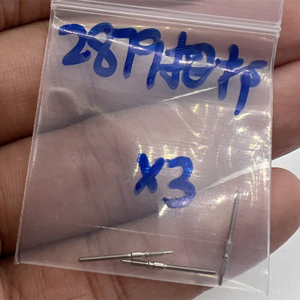 Watch winding stem for ETA 2872 2873 2878 2879 movements, compatible replacement part for precision repairs.