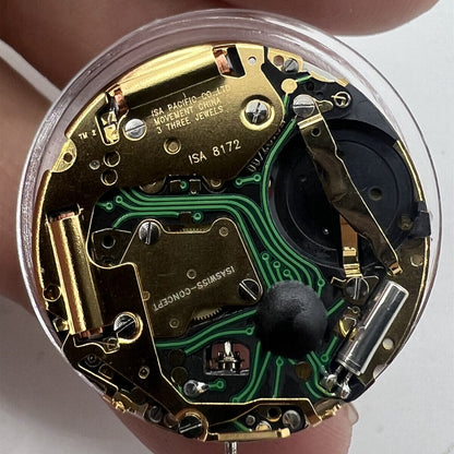 ISA 8172 Uhr Quarzwerk Wartung Austausch ISA 8162 Austausch