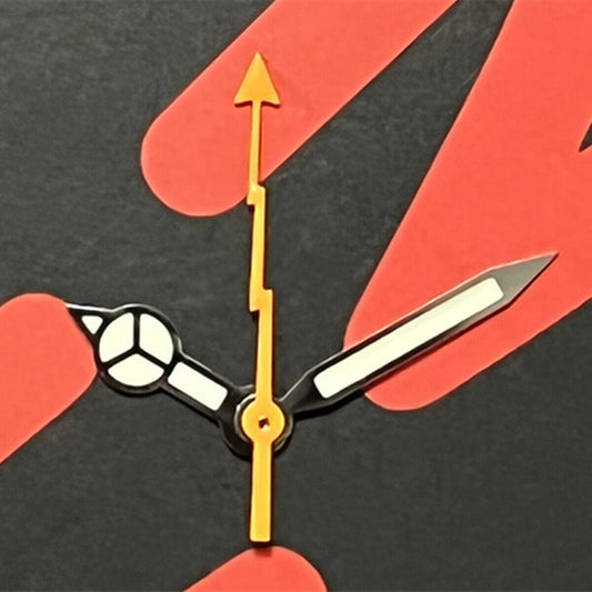 Aiguilles de montre C3 Super Lume avec garniture argentée pour mouvement de plongée SKX007/SBBN NH35 NH36