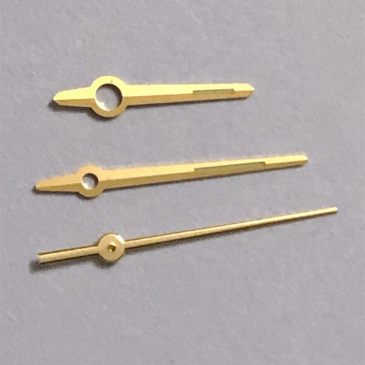 Aiguilles de montre lumineuses vertes dorées de 12 mm pour mouvements ETA 2892, 2846, 2836 et 2824