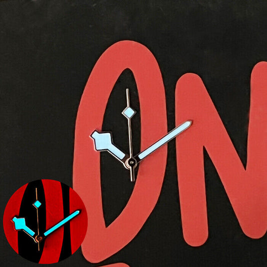 C3 Super Lume Snowflake watch hands for SKX007 with NH35 movement, glow in low light.