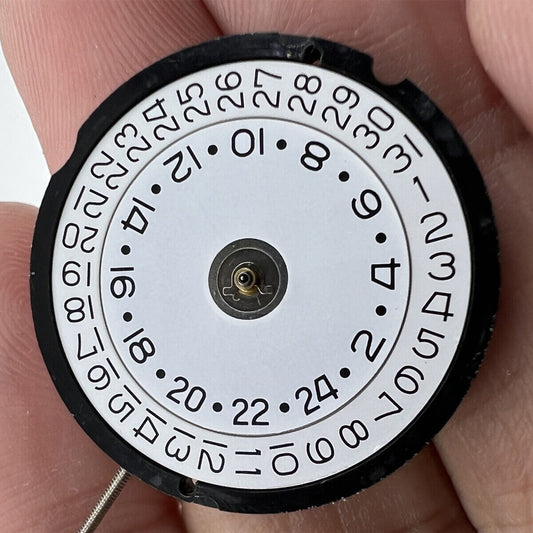 Ronda 515 24D 515.24D Quarzuhrwerk, Datum bei 3, Quarzwerk, Dualzeit
