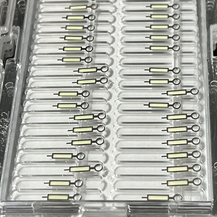 Silver and gold trimmed C3 Super Watch Hands for SRP777 and SKX007, Seiko NH35 NH36 compatible.